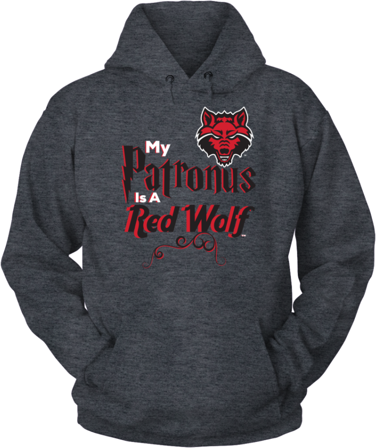 Red Wolf Patronus Hoodie