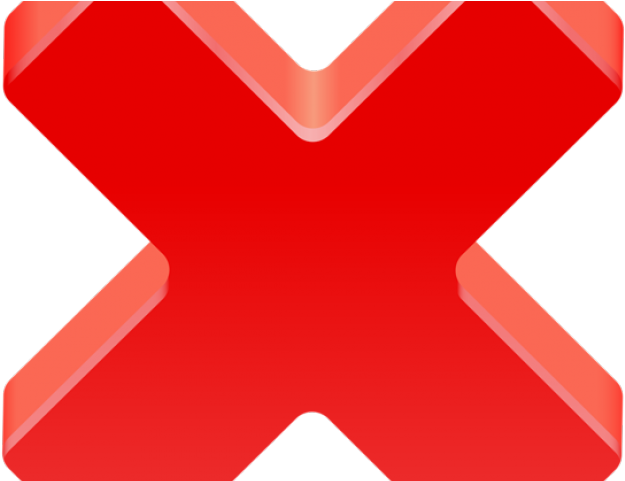 Red X Mark Icon