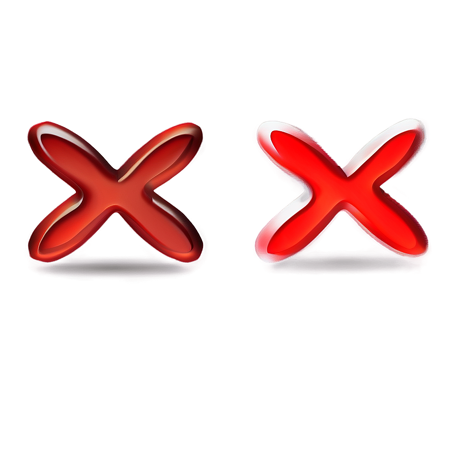 Red X Vector Png Sig