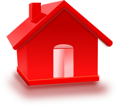 Red3 D House Icon