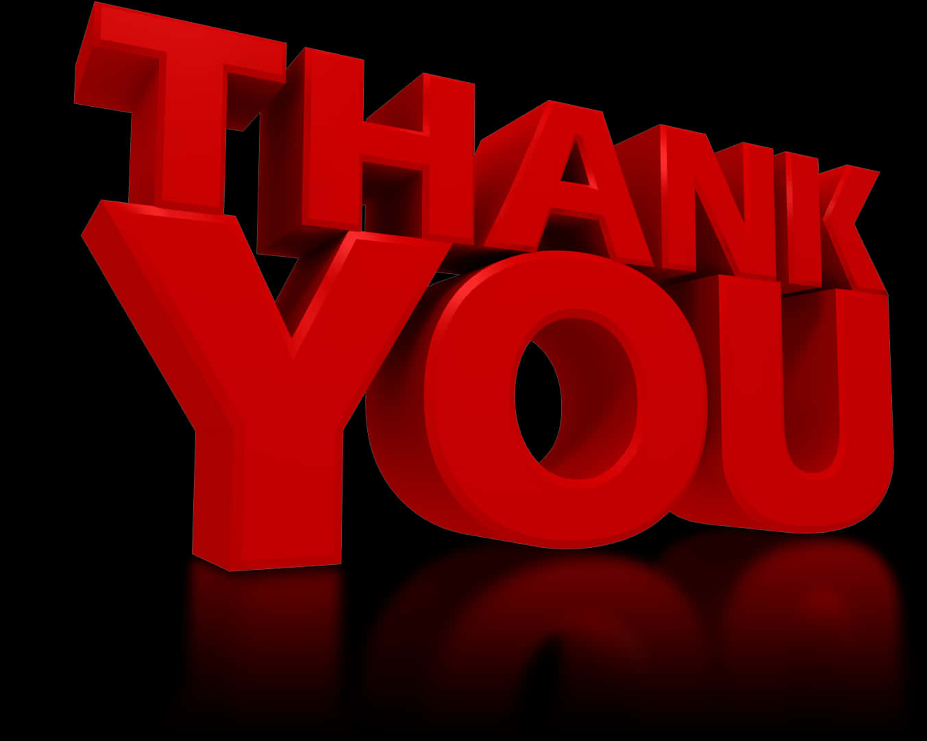 Red3 D Thank You Text