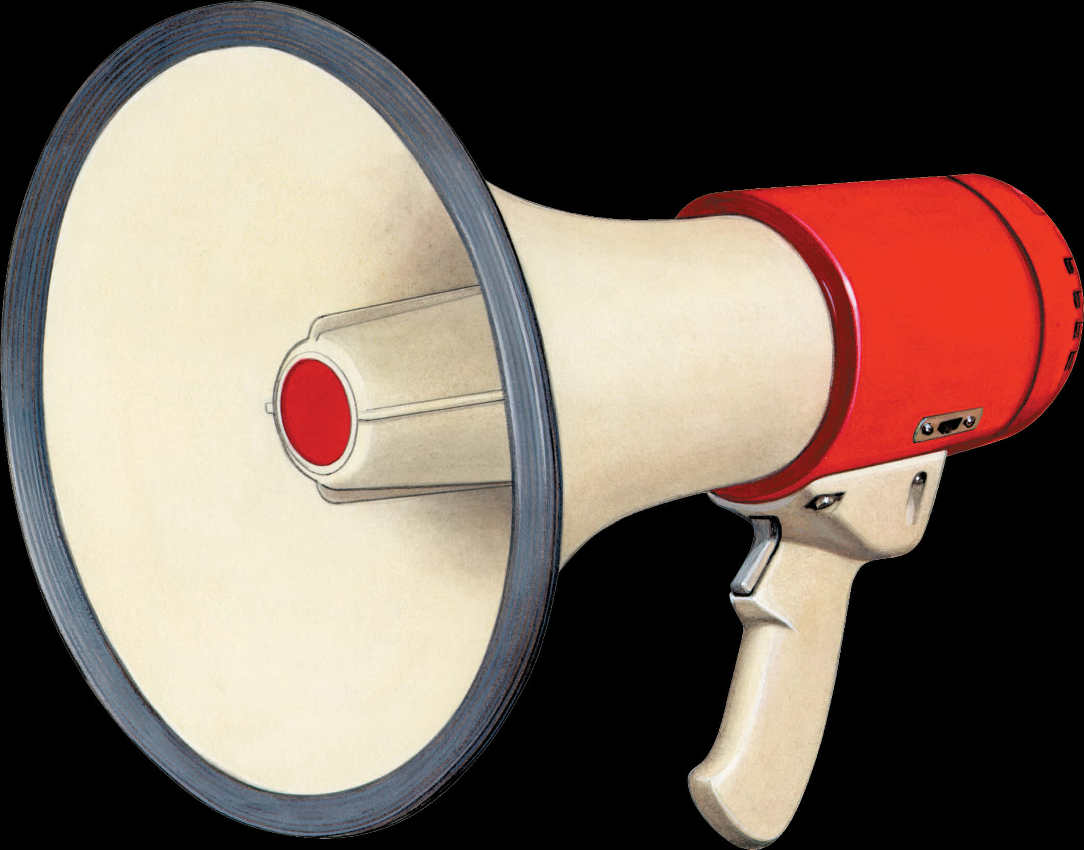 Redand Beige Megaphone