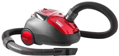 Redand Black Canister Vacuum Cleaner