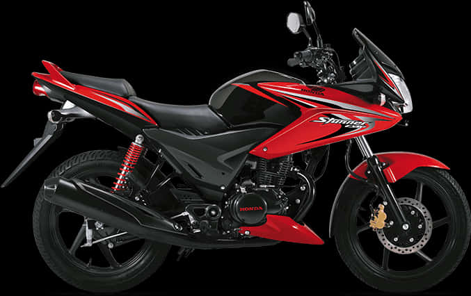 Redand Black Honda Motorcycle