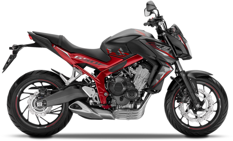 Redand Black Pulsar Motorcycle