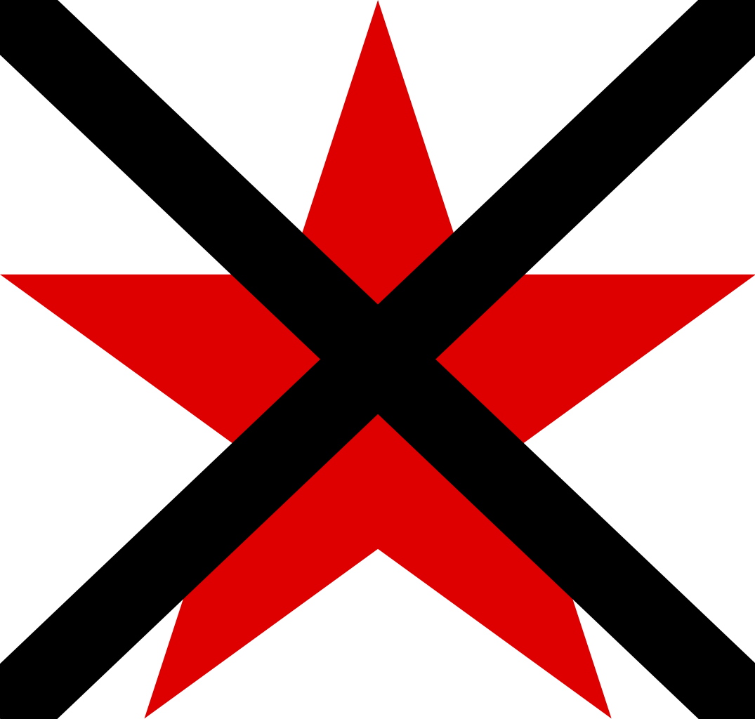 Redand Black Star Graphic