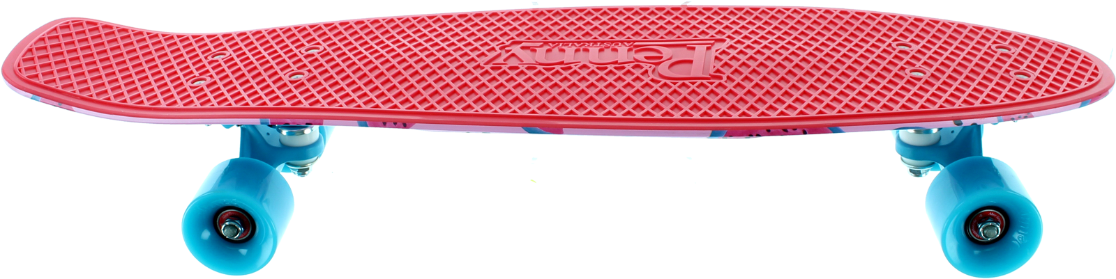 Redand Blue Penny Skateboard