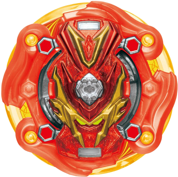 Redand Gold Beyblade Top