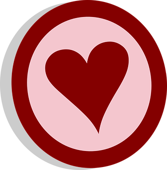 Redand Pink Heart Icon