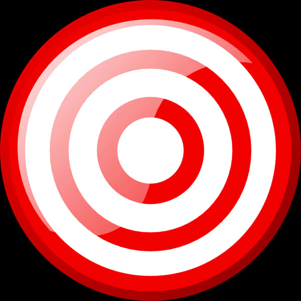 Redand White Bullseye Graphic