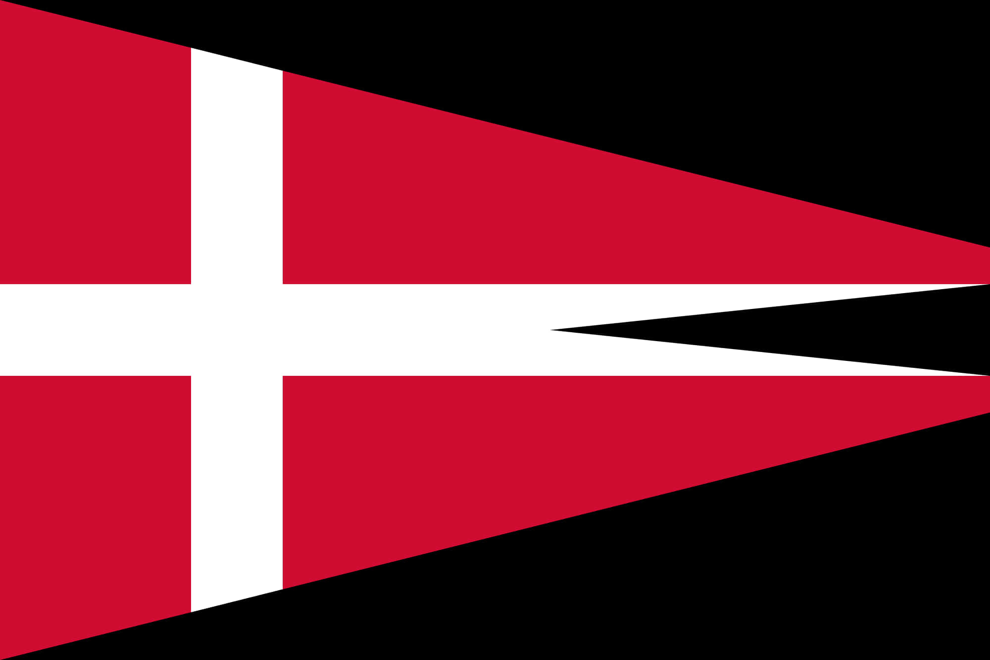 Redand White Nautical Flag