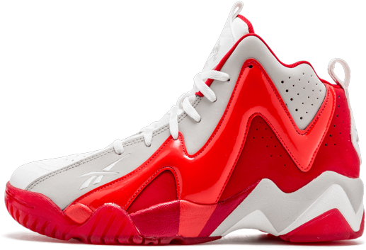 Redand White Reebok Basketball Shoe