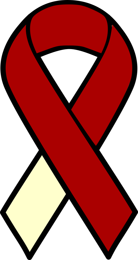 Redand Yellow Ribbon Cancer Awareness