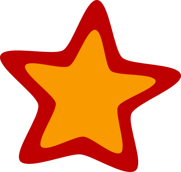 Redand Yellow Star Graphic