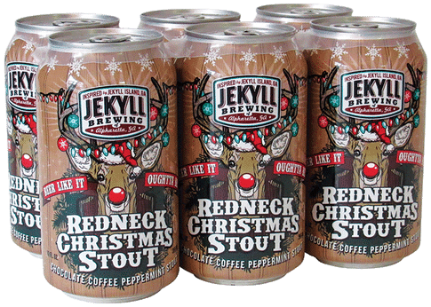 Redneck Christmas Stout Beer Cans