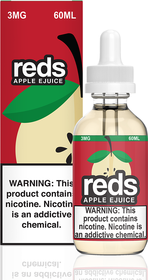 Reds Apple E Juice Product Warning