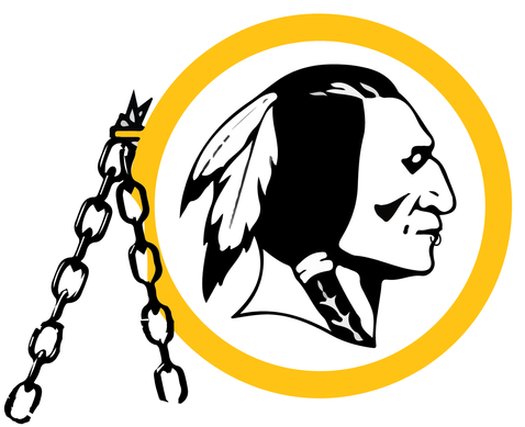 Redskins Logowith Broken Chain