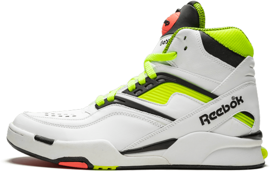 Reebok High Top Sneaker Neon Accents