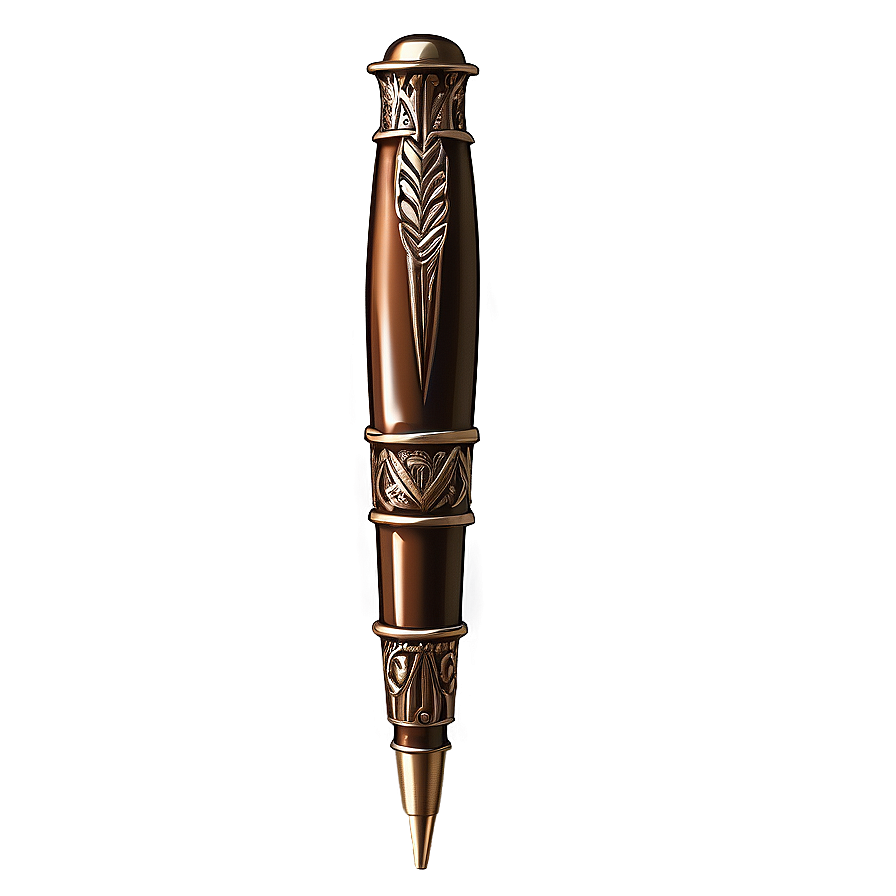 Refined Bronze Pen Png Ypx16