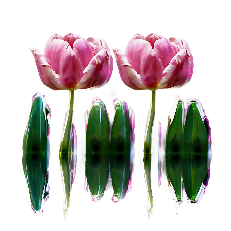 Reflection Of Tulips Png 05242024