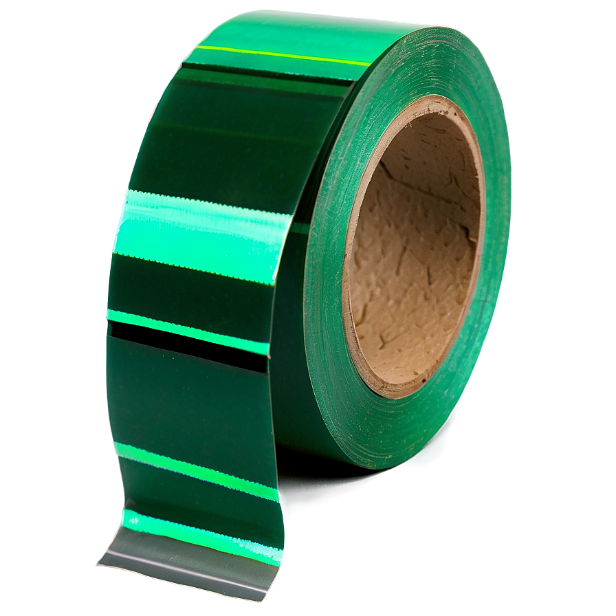 Reflective Green Tape Png 06282024