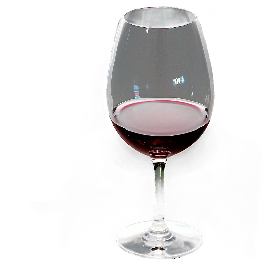 Reflective Red Wine Glass Png Vna