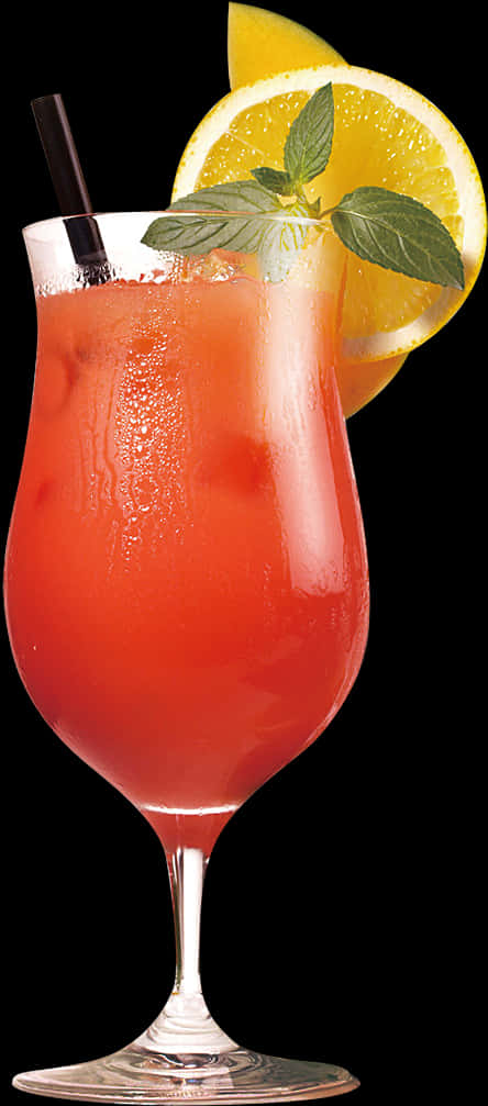 Refreshing Fruit Juice Cocktail