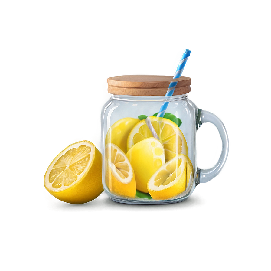 Refreshing Lemonade Jar Png 05252024