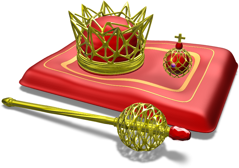 Regal Crownand Scepter