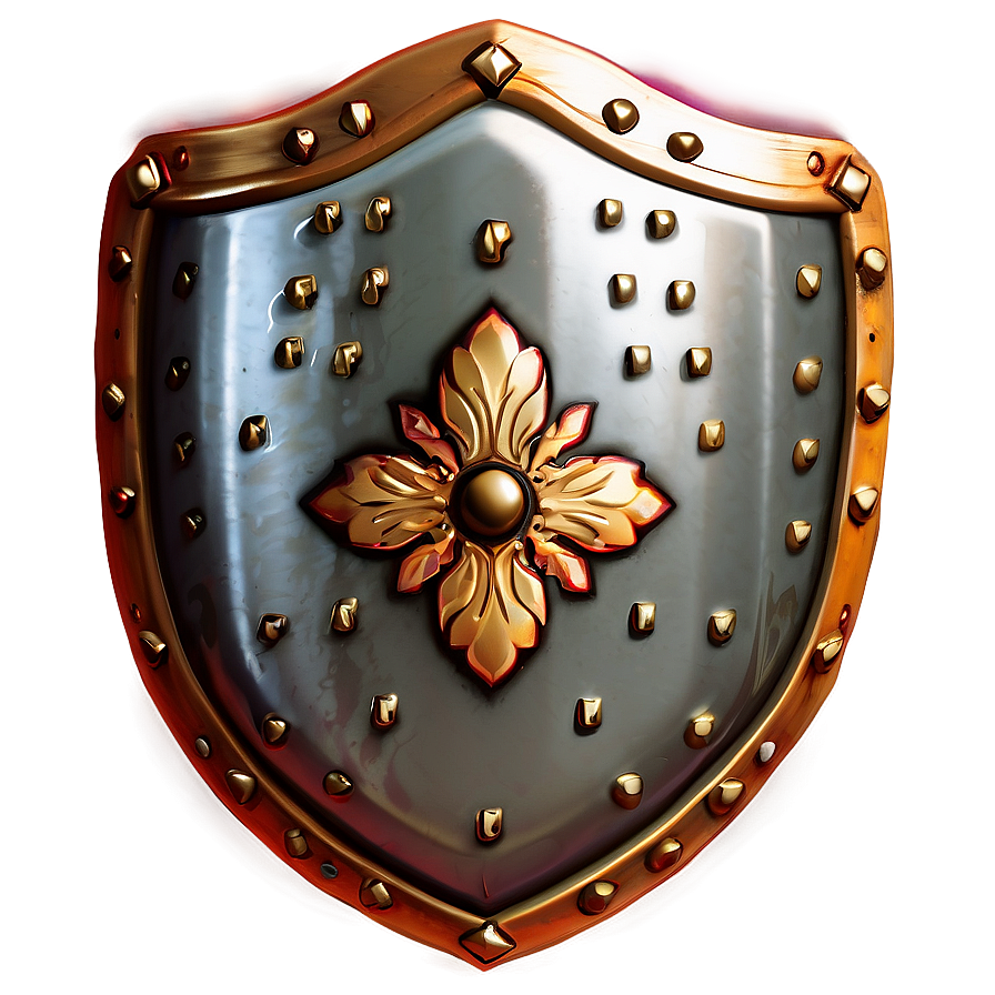 Regal Gold Shield Png Dof