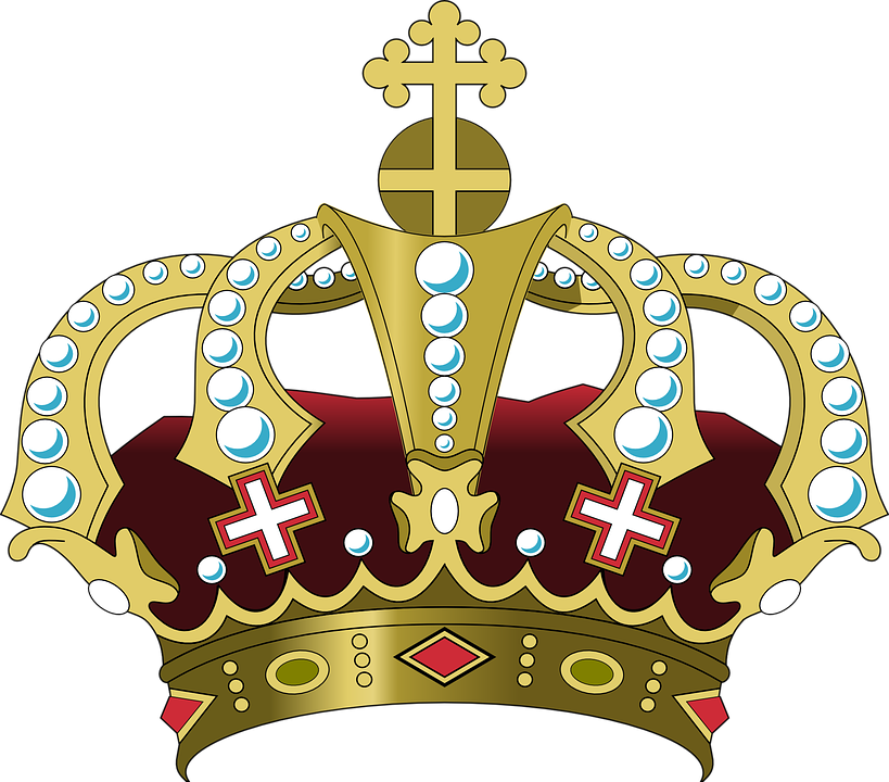 Regal Golden Crown Illustration