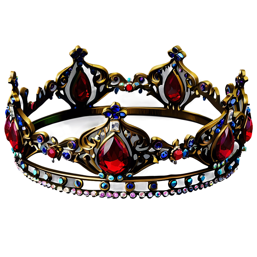 Regal Queen Crown Png Owk