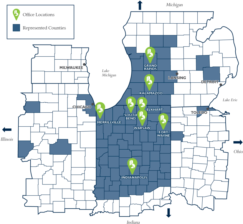 Regional Office Locations Map