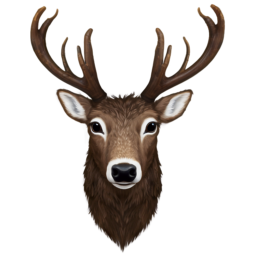 Reindeer Face Png 05212024