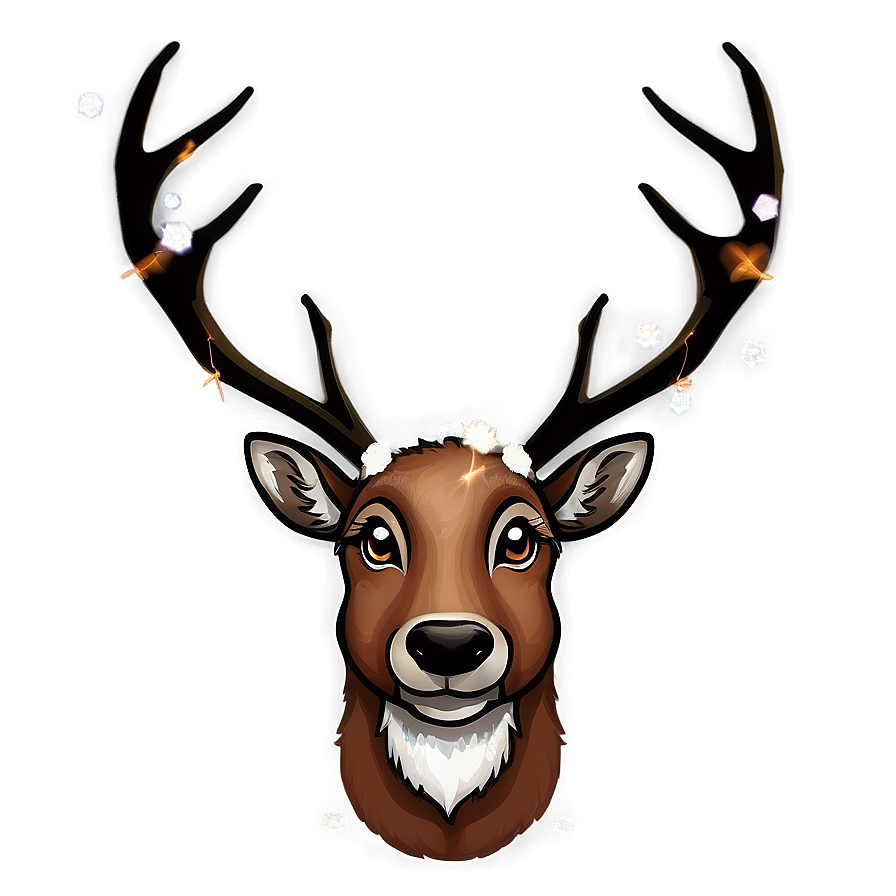 Reindeer Face Png Byg86