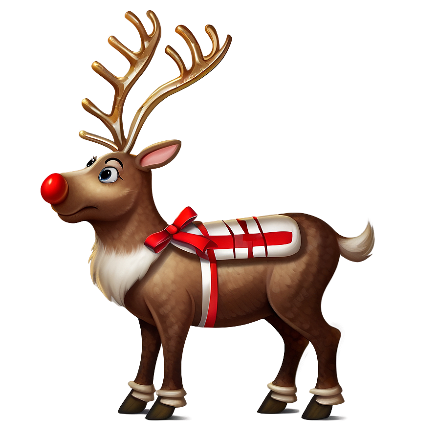 Reindeer Gift Png 32