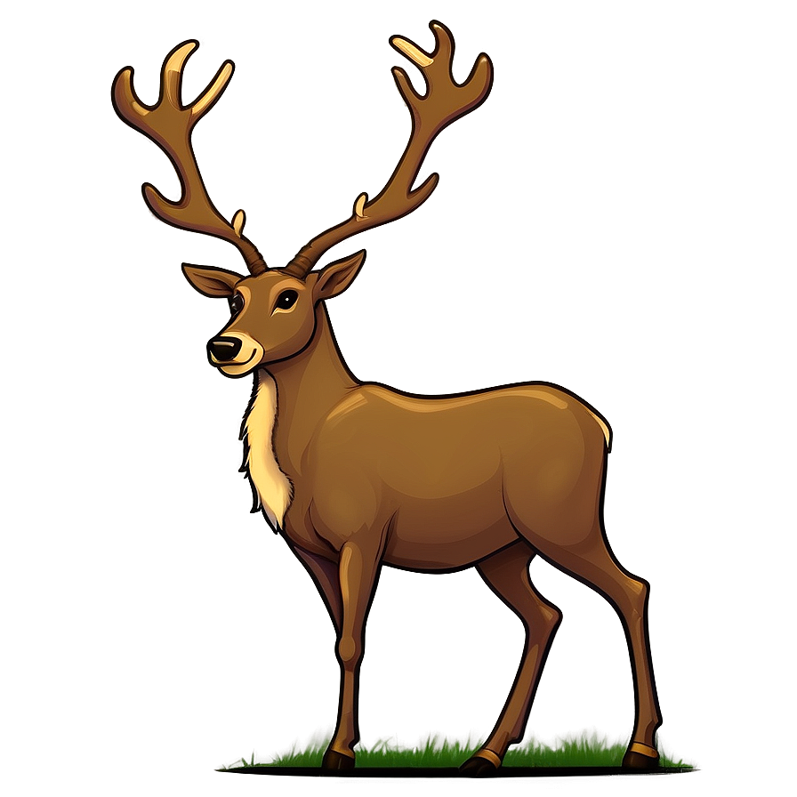 Reindeer Outline Png 3