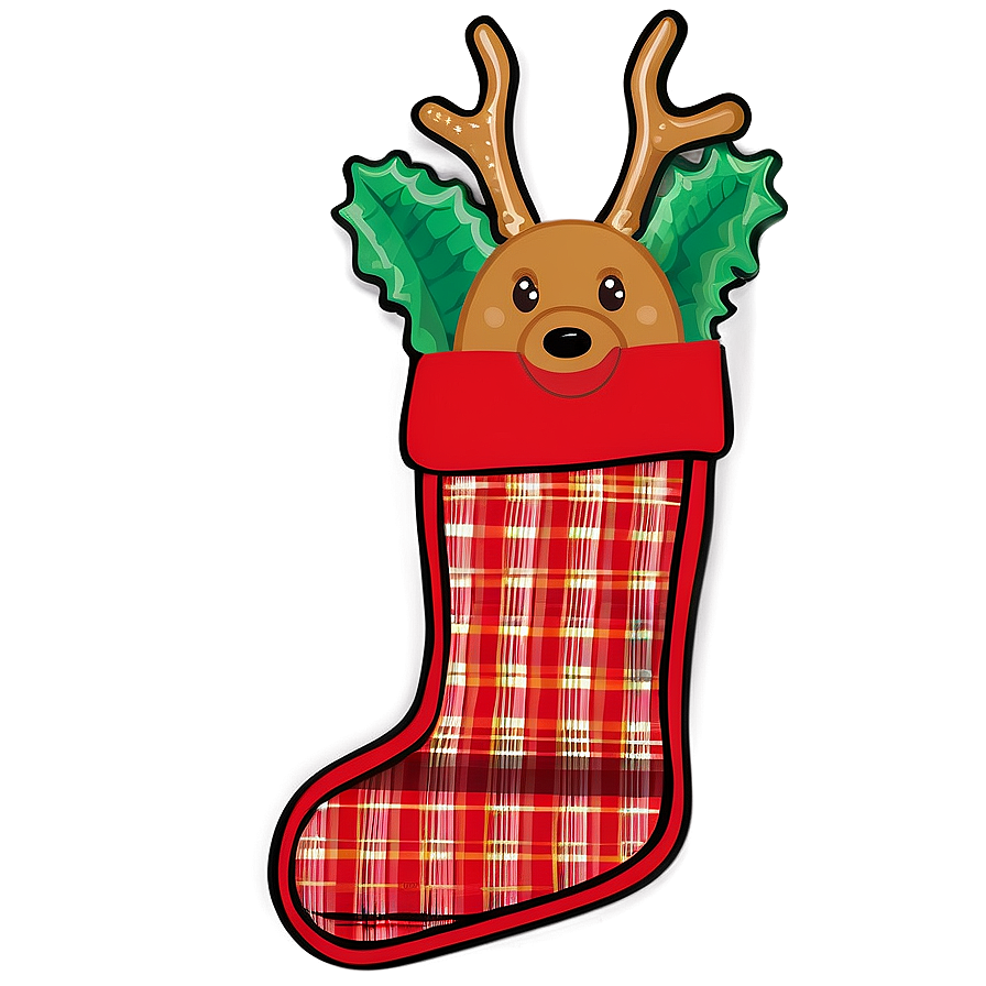 Reindeer Stocking Png 06132024