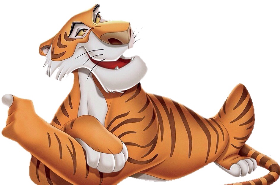 Relaxed Animated Tiger