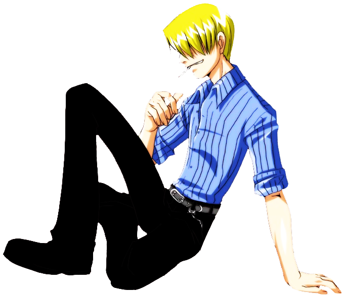 Relaxed_ Anime_ Character_ Sanji_ Sitting