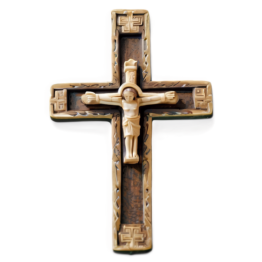 Religious Cross Outline Png 06122024