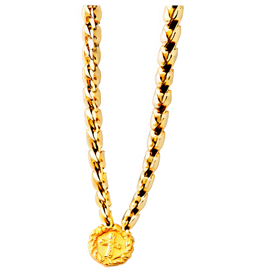 Religious Gold Necklace Png 66