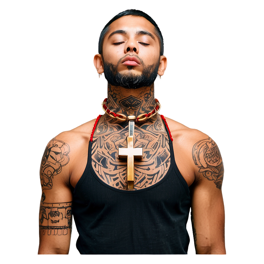 Religious Neck Tattoo Perspectives Png 06122024