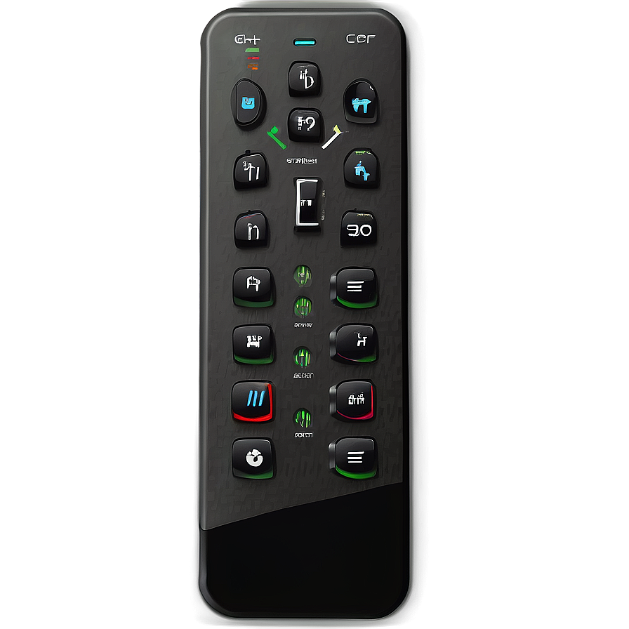 Remote Control With Buttons Png Owl94