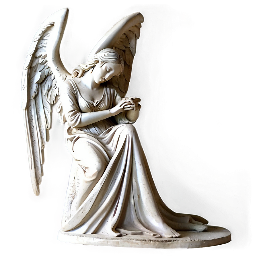 Renaissance Angel Carving Png Obf