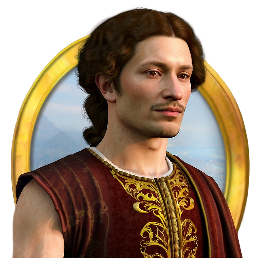 Renaissance Period Portrait Png 06252024