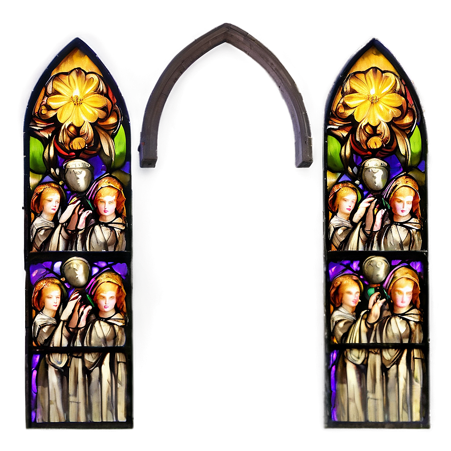 Renaissance Stained Glass Png Rpb