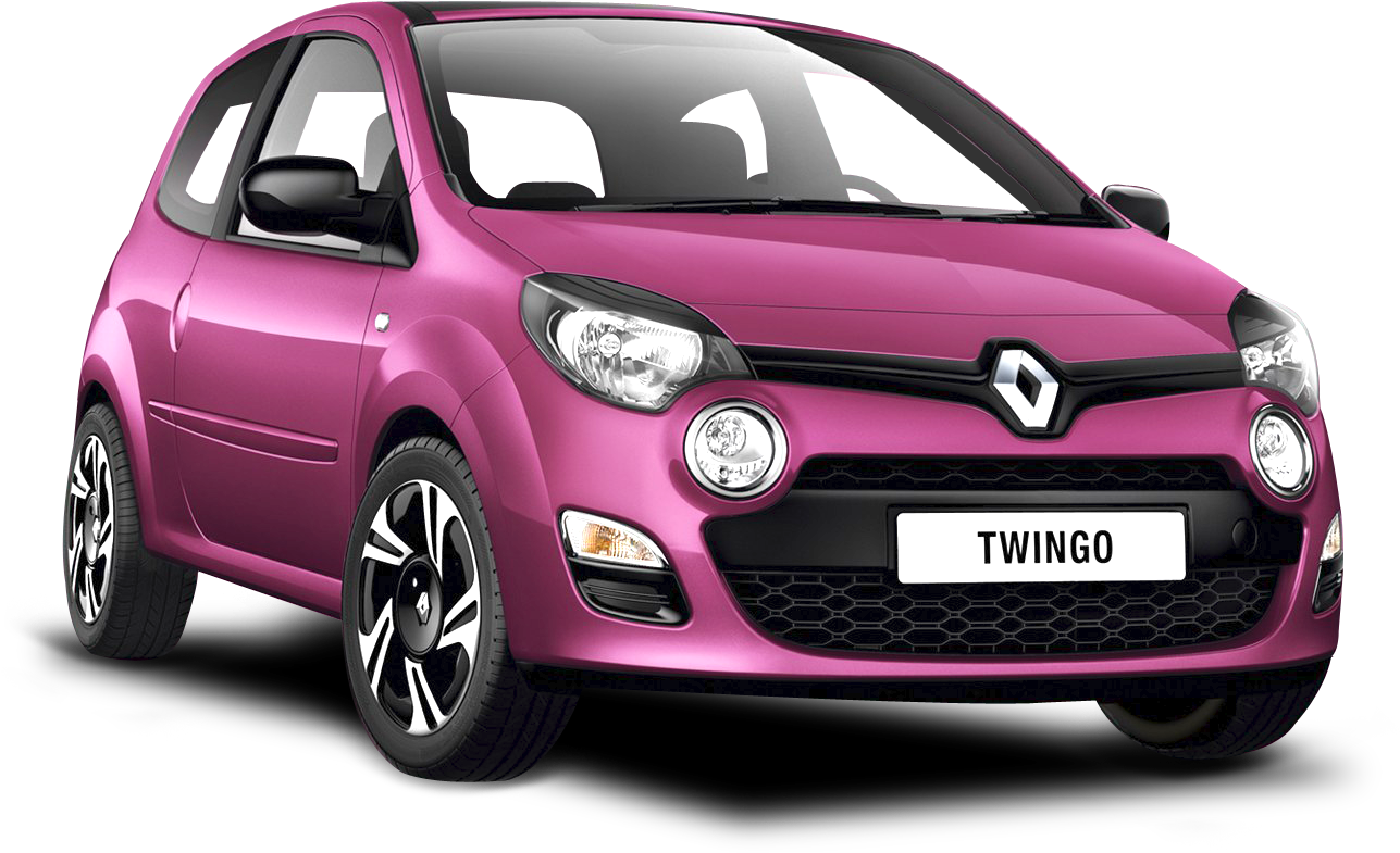 Renault Twingo Pink Side View