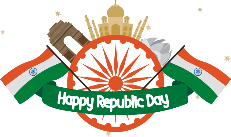 Republic Day Celebration Graphic