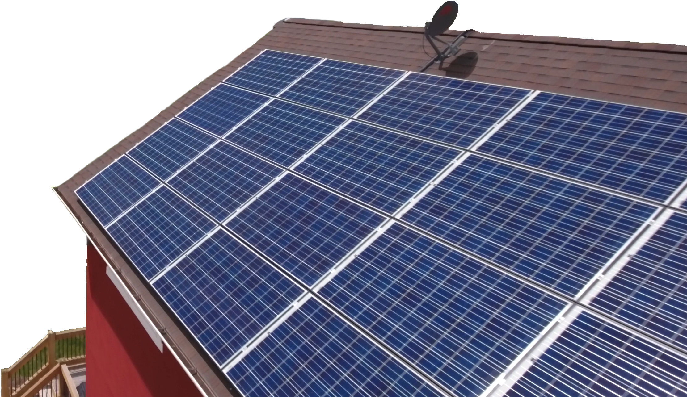 Residential Solar Panels Roof Installation